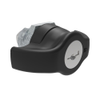Quarter-Turn Cam Latch, Key Locking  Wing, Without Cam, Sealed, Zinc Alloy, Powder Coat, Black - E5-9-315-UU1-13 - Southco
