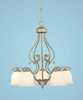 Mid. Chandeliers-Glass Down - 444519 - Capital Lighting, Inc.