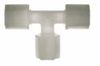 Compression fittings, Union Tees, Kynar, 1/8