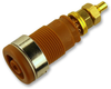 Socket, 4Mm, Safety, Brown, Mvl S; Gender Hirschmann Test And Measurement - 20T9417 - Newark, An Avnet Company