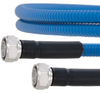 Plenum Low PIM 4.3-10 Male to 4.3-10 Male Cable SPP-500-LLPL Coax in 24 Inch Using Times Microwave Parts and RoHS - FMCA2033-24 - Fairview Microwave Inc.