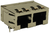 Rj45 Connector, Jack, 2Port, Cat5E; Modular Connector Type Molex - 39AH6238 - Newark, An Avnet Company