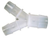 Barbed Reducing Y-connector, 1/2 X 5/8, HDPE, Pack Of 10 -- GO-30726-15 - Image