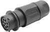 Receptacle, Inline, 8 Positions, Size 14, Socket Contact, Silicone Rubber Seal Rohs Compliant Amphenol Sine/tuchel - 84AC8548 - Newark, An Avnet Company