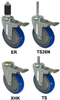 Stem - Swivel Caster with Total Locking Brake - Model 3A - 3ABP3X-ML - Caster City, Inc.