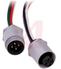 Quick-Change BradPower, Male, 1/2 14 NPT, 4 Poles, Receptacle, 10/1 AWG, Lengt -- 70191638