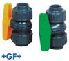 GF PVC Coloro True Union Ball Valves Type 355 -- 22820 - Image
