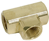 Extruded or Forged Tee Brass 3/8 in F -- VM-140856 - Image