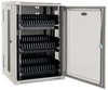 48-Device USB Charging Station Cabinet with Sync for iPad and Android Tablets, Wall-Mount and Cart Options, White -- CS48USBW