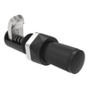 Compression Latch, Self-Adjusting, Miniature Size, No Restriction, Knurled Knob, 1.5-4.8mm Panel, 0.8-7.1mm Grip, Stainless steel, Organic Finish, Black - 27-99-126-50 - Southco