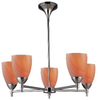 10155/5PC-SY Mid. Chandeliers-Glass Up - 638205 - Capital Lighting, Inc.