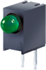 3MM GREEN RIGHT ANGLE HOUSING LED - WP934EW/GD - Kingbright Corporation
