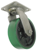 Stainless Swivel Caster - Poly on Glass-Filled Nylon Wheel - SS-9UG4x2-S - Caster City, Inc.