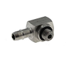 10-32 & M5 Filter Thread to Barb, Adjustable Position Low Profile Elbow - SFL_S5FL - Beswick Engineering Co., Inc.