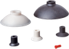 Flat Vacuum Cups with Curved Lip -- SFU-D - Image