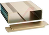 ALUM ENCLOSURE, 2 PLATES, 10 SCREWS, GOLD ANODIZED, 2.11 H X 6.68 W X 6.30 L - 70020287 - Allied Electronics, Inc.