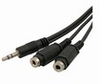 Generic 3.5MM-SPLITTER Stereo Plug/Two 3.5MM Stereo Jack Cable - 6 ft -  - Tele-Communication, Inc.