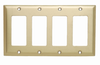Decorator Openings, Four Gang, Brass -- SB264 - Image