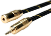 Audio Cord, 3.5Mm Plug-Skt, 10M, Blk/gld; Connector To Connector Roline - 43AC9936 - Newark, An Avnet Company