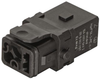 Rectangular Pwr Insert, Socket, 4Pos; Product Range Harting - 39AJ5764 - Newark, An Avnet Company