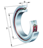 Super Precision Angular Contact Bearings - XC7013-E-T-P4S-UL - Pacific International Bearing, Inc.