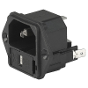 IEC Appliance Inlet C14 with Fuseholder 1- or 2-pole - KEA - SCHURTER Inc