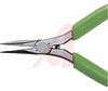 Plier, Long Nose; Needle; 4 in.; 13/16 in.; 3/8 in.; 9/32 in.; Green; 0.78 lbs. -- 70223454 - Image