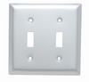 Toggle Switch Openings, Two Gang, Aluminum - SA2 - Legrand