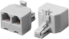 Modular Splitter, 2 X 6P4C Jack - 6P4C Plug; In Line Connector A Multicomp - 67W2252 - Newark, An Avnet Company