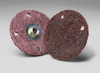 3M Scotch-Brite SC-DM Non-Woven Aluminum Oxide Quick Change Disc - Medium Grade - 2 in Diameter 4 Vacuum Holes - 64684 - 048011-64684 - R. S. Hughes Company, Inc.