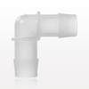Elbow Connector, Barbed, Natural - 61114 - Qosina Corp.
