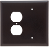 Combination Wall Plate, 1 Blank & 1 Duplex Receptacle - SPO138 - Legrand