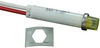 Panel Mount Indicator, Led, 7.87Mm, Yellow, 24V; Led Color Vcc (Visual Communications Company) - 18M7980 - Newark, An Avnet Company