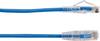 3FT Blue CAT6 Slim 28AWG Patch Cable 250MHz UTP CM Snagless - C6PC28-BL-03 - Black Box