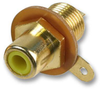 Yellow Chassis Mount Gold Plated Phono (Rca) Female Jack; No. Of Contacts Multicomp Pro - 67Y9865 - Newark, An Avnet Company