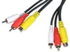 6' Mini-DIN 4 w/ 2-RCA Plugs to Mini-DIN 4 w/ 2-RCA Plugs Ca - 202230 - Computer Network Accessories, Inc.
