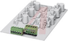 Terminal Block, Printed Circuit; 10 A; 250 V; 5 mm; 2; 5 mm; Soldering Mount - 70054927 - Allied Electronics, Inc.