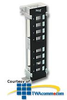 ICC Flush Patch Panel with 89D Bracket - 8 Port / Vertical -- IC107BP8VB
