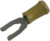Terminal, Spade/fork, #10, Crimp, Yellow; Product Range Amp Te Connectivity - 29C4297 - Newark, An Avnet Company