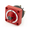 Mechanical Products 674-P01-100-03, 67 Series Red Battery Disconnect with Integrated Manual Reset Breaker, 100A, 32VDC, 4-Position -- 49085
