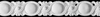 Plaster Ornament, Egg & Dart - 801-10A - Deco Craft USA