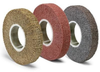 3M Scotch-Brite FP-CB Convolute Aluminum Oxide Medium Deburring Wheel - Medium Grade - Arbor Attachment - 6 in Diameter - 3 in Center Hole - Thickness 36 in - 14508 -- 048011-14508 - Image