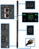 5/5.8kW Single-Phase Monitored PDU with LX Platform Interface, 208/240V Outlets (20 C13 & 4 C19), L6-30P, 0U, TAA -- PDUMNV30HVLX