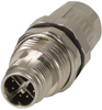 Sensor Conn, Plug, 8Pos, M12, Cable; Product Range Harting - 94AC8122 - Newark, An Avnet Company
