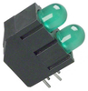 Indicator, Led Pcb, 2Led Green 30Mcd 105Mw; Led Color Lumex - 19J9476 - Newark, An Avnet Company