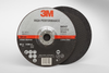 3M Ceramic Depressed-Center Wheel - 36 Grit Very Coarse Grade - 7 in Diameter - 7/8 in Center Hole - Thickness 1/4 in - 66547 -- 051115-66547 - Image