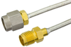 SMA Male to SMA Female Semi-Flexible Precision Cable 24 Inch Length Using PE-SR405FL Coax, RoHS - PE39418-24 - Pasternack