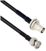 BNC Male to BNC Female Bulkhead Mount Using Flexible RG58 Coax Cable 12