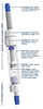 BenchMark Column 6.6 mm/100 mm 2xF -- 006BCC-06-10-FF - Image
