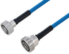 Plenum Snap-On 4.3-10 Male to 7/16 DIN Female Low PIM Cable 200 cm Length Using SPP-250-LLPL Coax Using Times Microwave Parts - PE3C6232-200CM - Pasternack